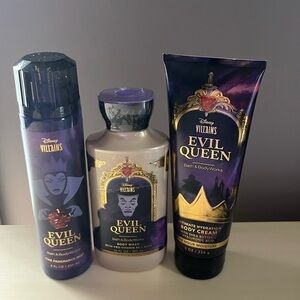 B&BW Disney Villains Evil Queen Body Wash, Fine Fragrance Mist & Body Cream Set